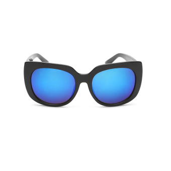 Sunglasses Men Cat Eye Sun Glasses Blue Color Brand Design