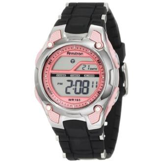 Armitron Sport Women's 456984PNK Pink and Black Chronograph Digital Watch - intl