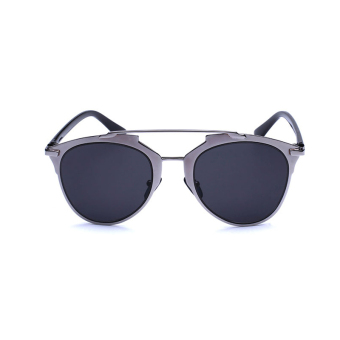 Sunglasses Women Mirror Cat Eye Retro Sun Glasses Grey Color Brand Design