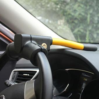 Lifine Universal Car Steering Wheel Theft proof Lock Auto Anti-theft Retractable Lock