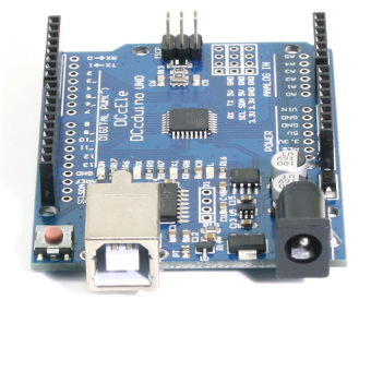 NEW ATmega328P CH340G UNO R3 papan dan kabel USB + 7 pin untuk Arduino diseduh sendiri EC sg153 - SZ +