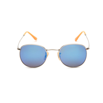 Women's Eyewear Sunglasses Women Mirror Square Sun Glasses BlueSilver Color Brand Design