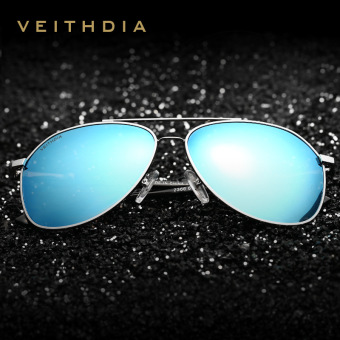 VEITHDIA 6557 Premium Men Magnesium and Aluminium Alloy Frame Polaroid Sunglasses- blue - intl
