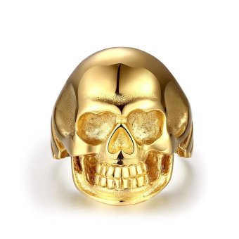 GMYR195 Unique Star celebrity men styles skull ring - intl