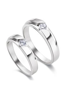 Cincin Palladium Exclusive LZ 03 - Elegan Rings USA Diamond
