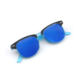 Women's Eyewear Sunglasses Women Mirror Sun Glasses Blue Color Brand Design