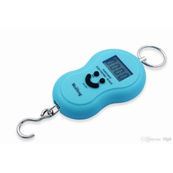 WeiHeng Portable Electronic Scale with Backlight - Blue