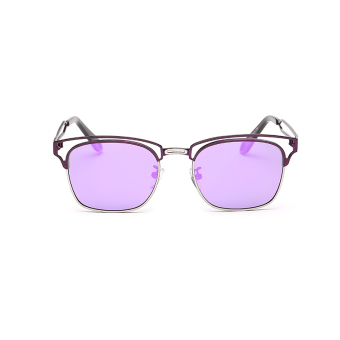 Sunglasses Polarized Men Mirror Sqare Sun Glasses Purple Color Brand Design