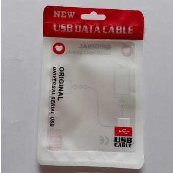 Plastik Import USB Data Cable (Red) 1set = 100pcs
