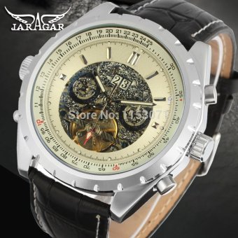 Jargar Five Hands Automatic Genuine Leather Strap Hot Selling - intl