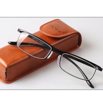 Eyebrow Frames business Reading glasses quisite Hinge high-quality frame with glasses case +1.0