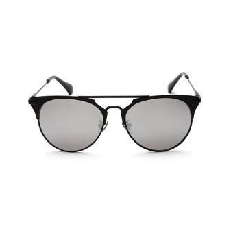 Sunglasses Women Mirror Sun Glasses SilverBlack Color Brand Design