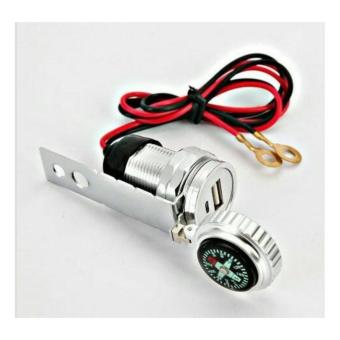 Charger Motor USB Anti Air Stainless / mobile Phone Charger Motorcycle