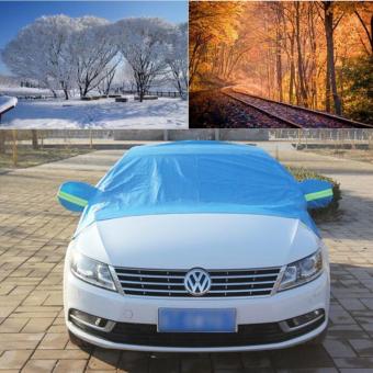 Universal Car Windscreen Cover Anti Snow Frost Ice Shield Dust Protector Sun Shade All Weather Shield Screen - intl