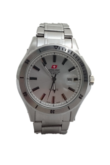 Swiss Army Limited Edition Jam Tangan Pria - Silver - Strap Stainless Steel - HC 8702