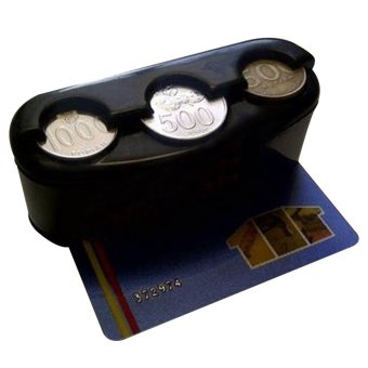tempat koin kartu mobil / coin card car holder
