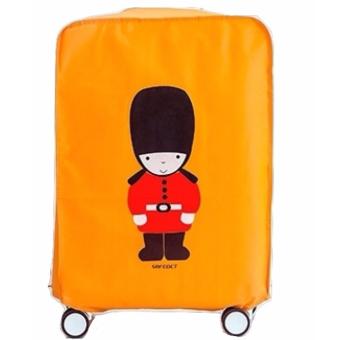 First Project Safebet Sarung Pelindung Koper / Non Woven Luggage Cover Protector Suitcase 28 Inch - Orange