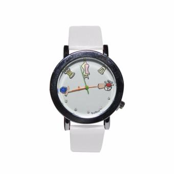 Generic - jam tangan fashion wanita - FIN 06 - White