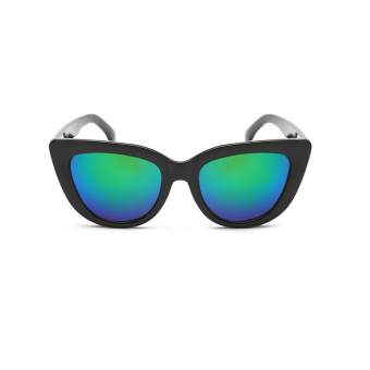 Women's Eyewear Sunglasses Women Cat Eye Sun Glasses Green Color Brand Design