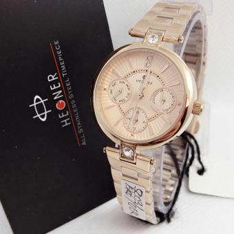 Hegner Hgr5003 - Jam Tangan Fashion Wanita - Original Branded 100% - Fiture Chronograph Active - Stainless Elegant - Diamond