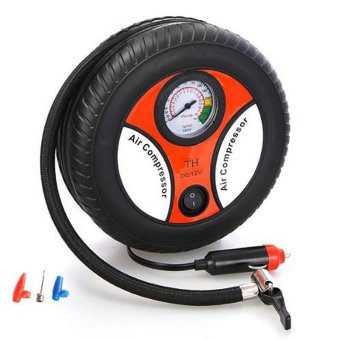 Portable Motorcycle Tire Air Compressor 12V 260 PSI [Black]