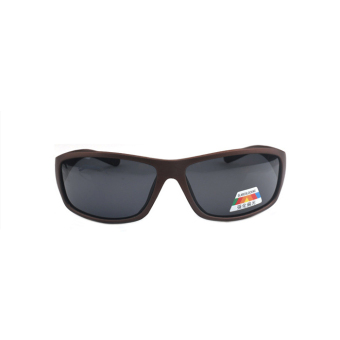 Men's Eyewear Sunglasses Men Polarized Rectangle Sun Glasses Brown Color Brand Design