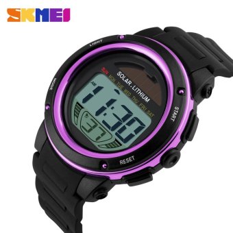 SKMEI 1096 Solar Power Watch Men Sport Watches Digital Masculino Waterproof Wrist Watch Relojes Homme - intl