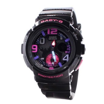 Casio Watch Baby-G Black Resin Case Resin Strap Ladies NWT + Warranty BGA-190-1B