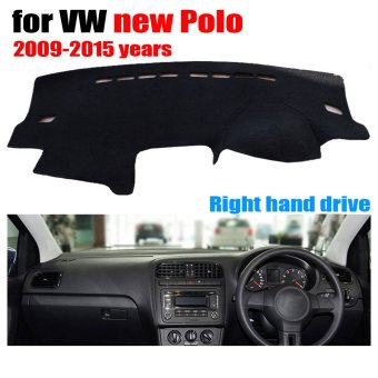 dashboard mobil selimut tikar untuk VW VOLKSWAGEN New Polo 2009-2015 tangan kanan berkendara dashmat pad garis penutup panel kontrol aksesoris