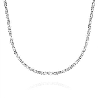 360DSC LEKANI GOMAYA 316L Stainless Rolo Chain Necklace Women Men Fashion Jewelry GMYC001-18