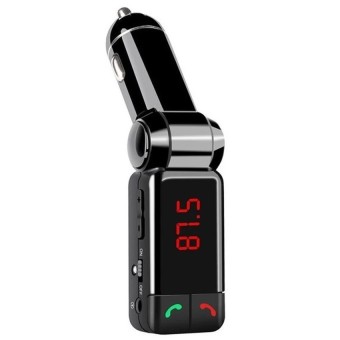 LCD Bluetooth Car Kit MP3 FM Transmitter USB Charger Handsfree ForiPhone 6 - Intl