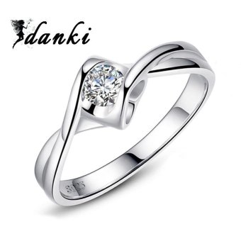 Engagement Ring S925 Jewelry Infinity Women Cubic Zirconia Hearts and Arrows Cut Proposal Solitaire Ring