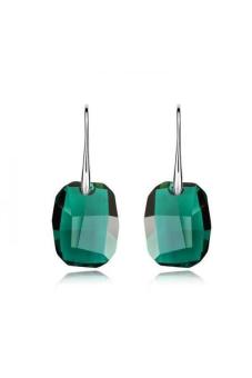 S & F SF1320Qs Phantom Skillfully Dreams Austria Crystal Earrings Green