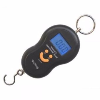 WeiHeng Portable Electronic Scale with Backlight - Black