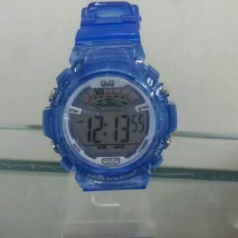 Jam Tangan Wanita / Cewek QQ Sport Ladies Rubber blue
