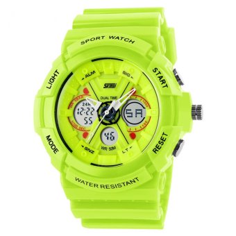Unique Sports Men Womens Water-resistant Watch Electronic Wrist Watches Green