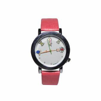 Generic - jam tangan fashion wanita - FIN 06 - Pink