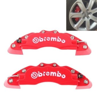2 PCS Brembo High Performance Brake Decoration Caliper Cover （Small Size）(Red) - intl