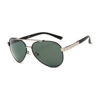 Mbulon Sunglasses Polarized Men Mirror Shield Sun Glasses Color Brand Design (Green) - intl