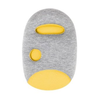 AIUEO Ostrich Pillow Mini & Eye Masks - Bantal Tidur Mini - Kuning
