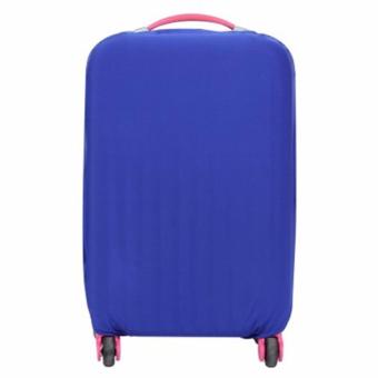 First Project Safebet Sarung Pelindung Koper / Luggage Cover Protector Elastic Suitcase L for 26-30 inch - Biru