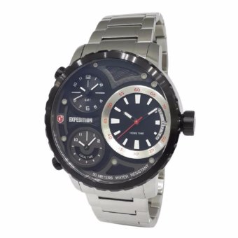 Triple 8 Collection - Expedition Triple Time 6718MTBTBBA - Jam Tangan Pria - Silver
