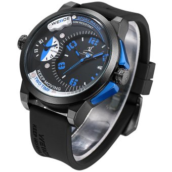 [100% Genuine]WEIDE Luxury Brand Men Military Sports Watches Men's Quartz Wristwatches Hour Clock Male Fashion Casual Watch UV1501 - intl
