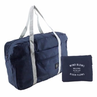 Weekeight Folding Carry Bag - Tas Multifungsi Lipat Biru Tua