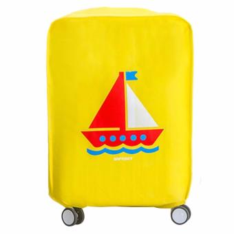 First Project Safebet Sarung Pelindung Koper / Non Woven Luggage Cover Protector Suitcase 28 Inch - Kuning