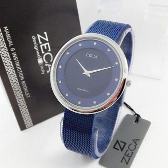 Zeca ZC1001 - Jam Tangan Wanita - Stainless Steel - Blue