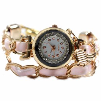 Generic - Jam tangan fashion wanita analog - FIN-217 - light pink