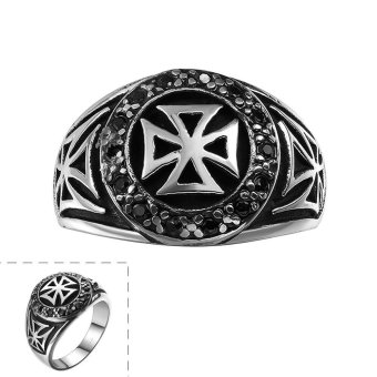 R146-8 Stylish wholesale various styles 316L stainless steel punk ring - intl