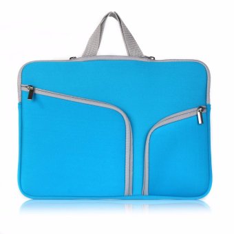 2017 NEW Multi-functional Nylon Water Resistant with 2 Side Pockets Laptop Handbag for 11.6 Inch MacBook Air/Surface pro /iPad Tablet /Lenovo /Dell /Acer/ HP /Toshiba /Samsung /AsusNotebook - intl