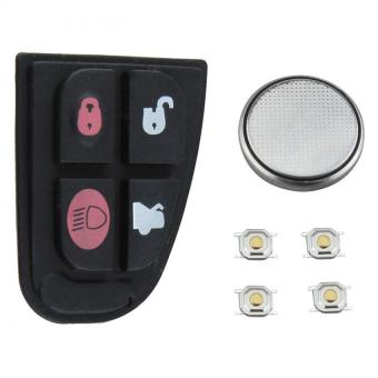 For Jaguar X Type XF E S 4 Button Remote Key Fob Case Full Replacement 1PC - intl